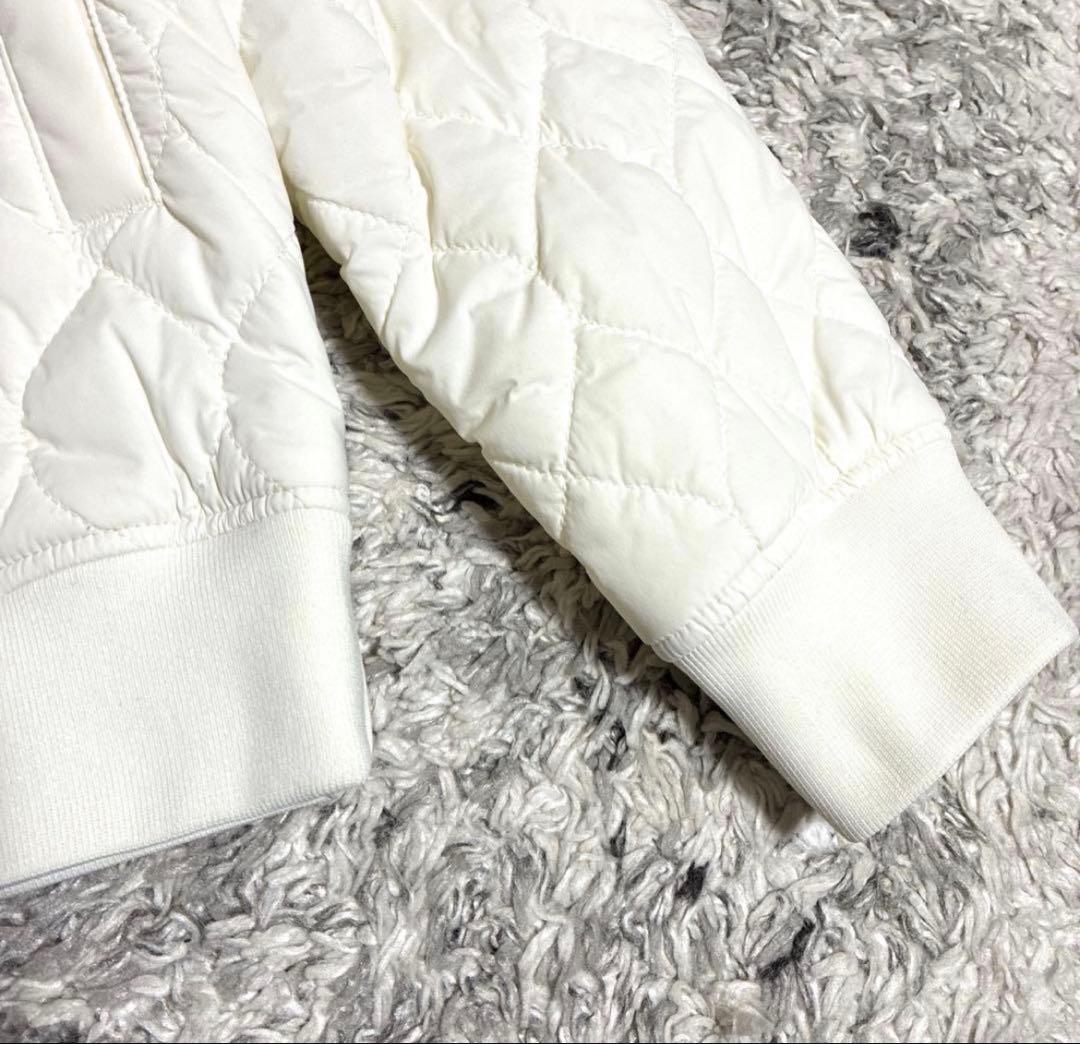 極美品　Callaway ホワイト キルティングジャケット　Lサイズ