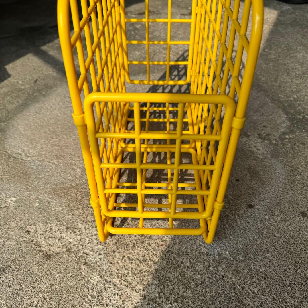 雑誌ラック マガジンラック 収納ボックス ポストモダン スペースエイジ 昭和レト