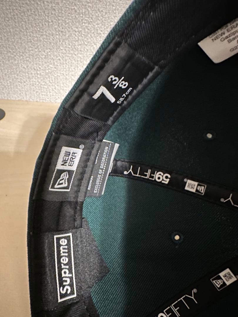 Supreme Sロゴ キャップ 7 3/8