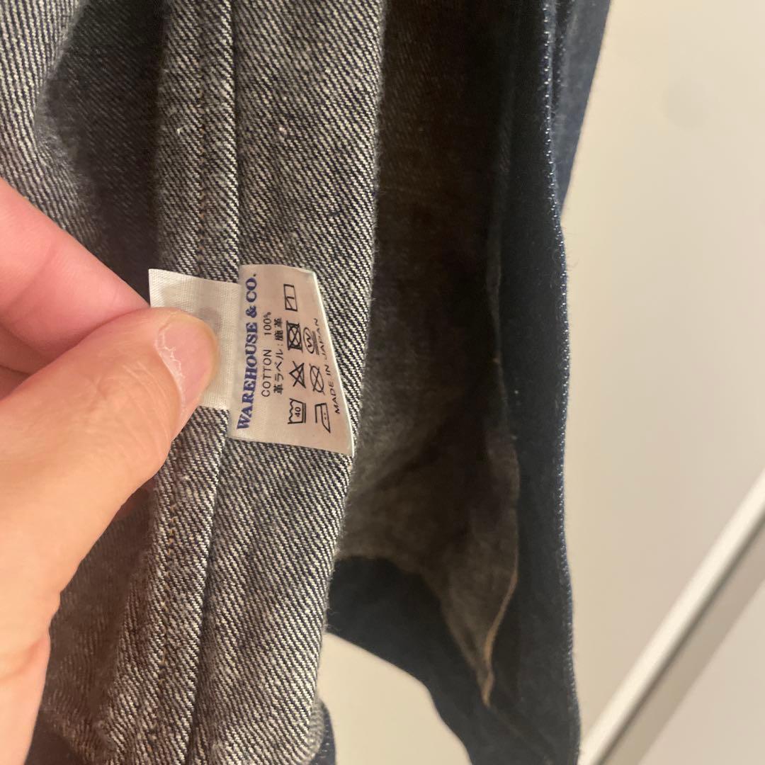 ウエアハウスデニムジャケット ジョンマンデニム