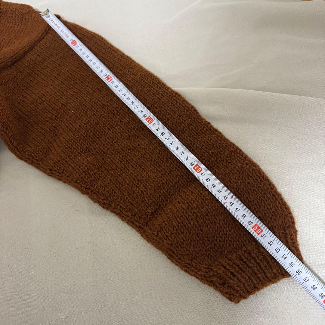 マクマホンニッティングミルズ カレーセーター ブラウン curry カリー