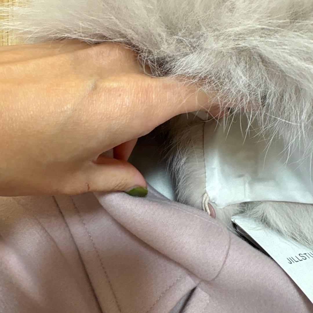 最終値下げ　新品　タグ付き　ジルスチュアート　ウール　コート　ファー