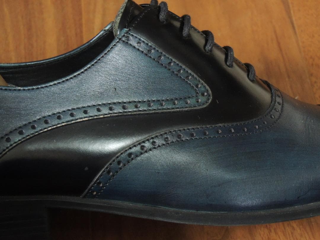 ★極上美品　ランバン コレクション　25㎝　落感あふれるコンビオックスフォード