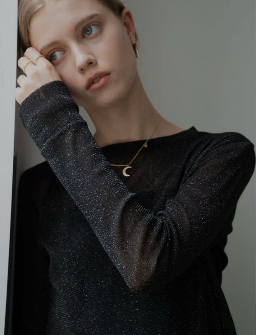 新品trefleplus ラメシアーカットソー