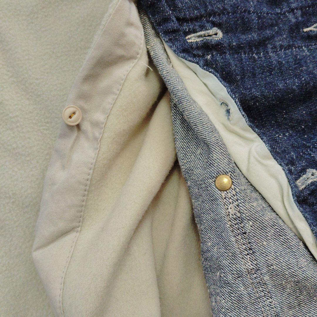 新品タグ無し未使用　CUBE SUGAR 　デニムジャケット フード付き