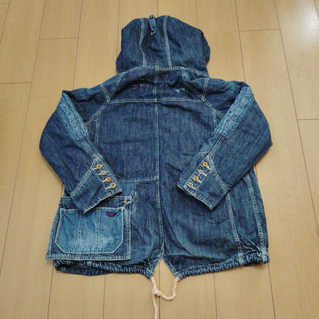 新品タグ無し未使用　CUBE SUGAR 　デニムジャケット フード付き