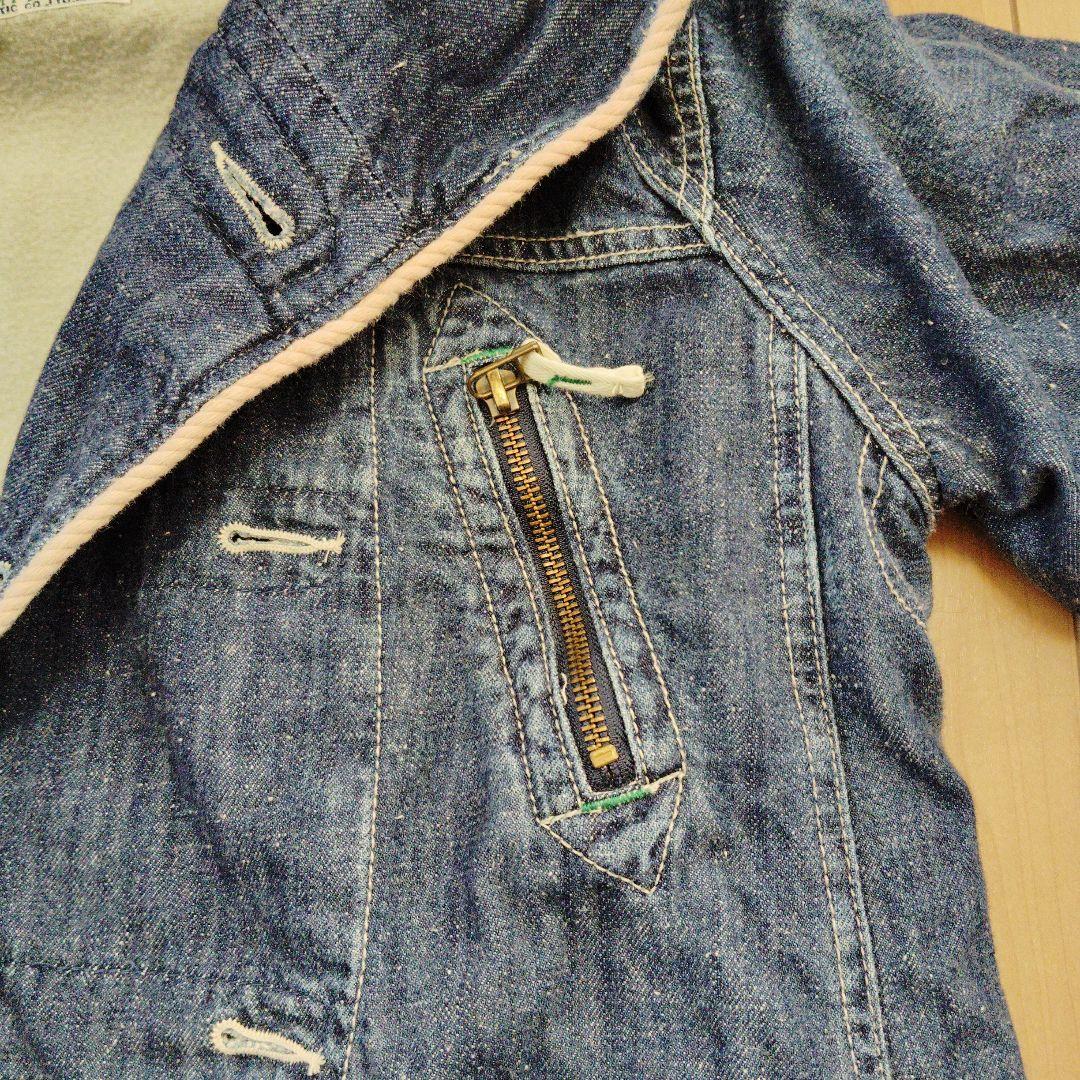 新品タグ無し未使用　CUBE SUGAR 　デニムジャケット フード付き