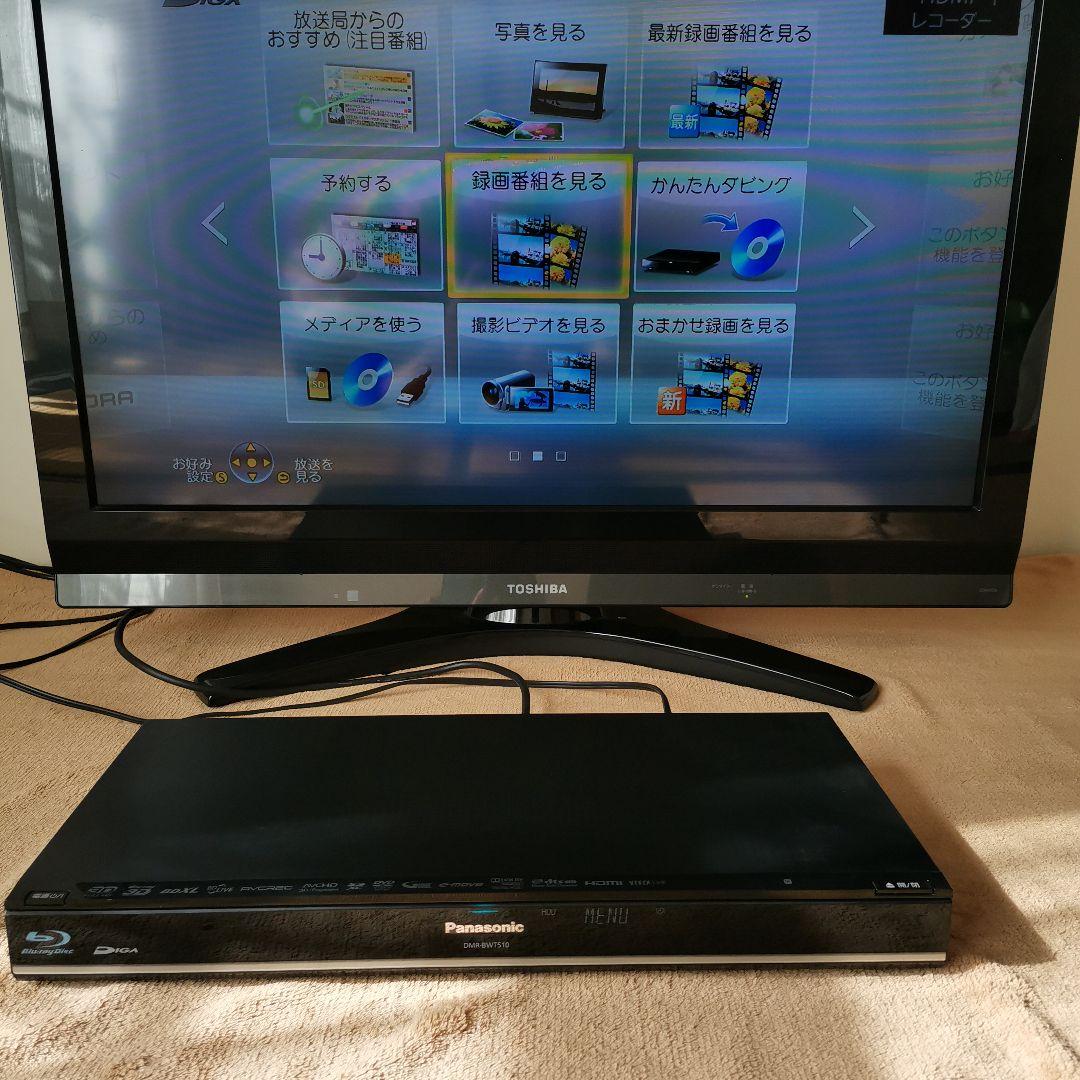 HDD搭載ハイビジョンブルーレイディスクレコーダーDMR-BWT510