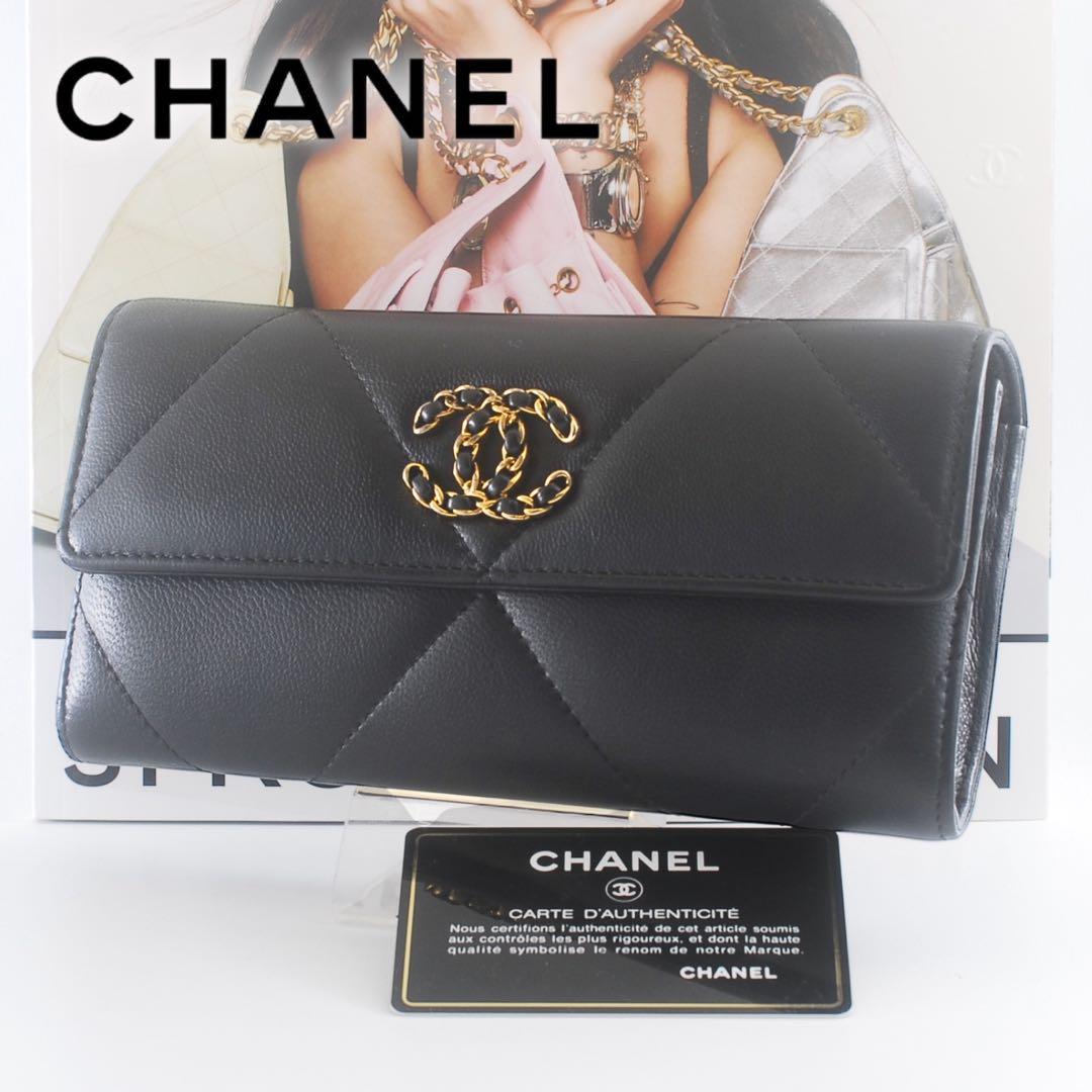 ぴchan＊CHANEL＊シャネル＊19 ディズヌフ＊ラムスキン＊フラップ