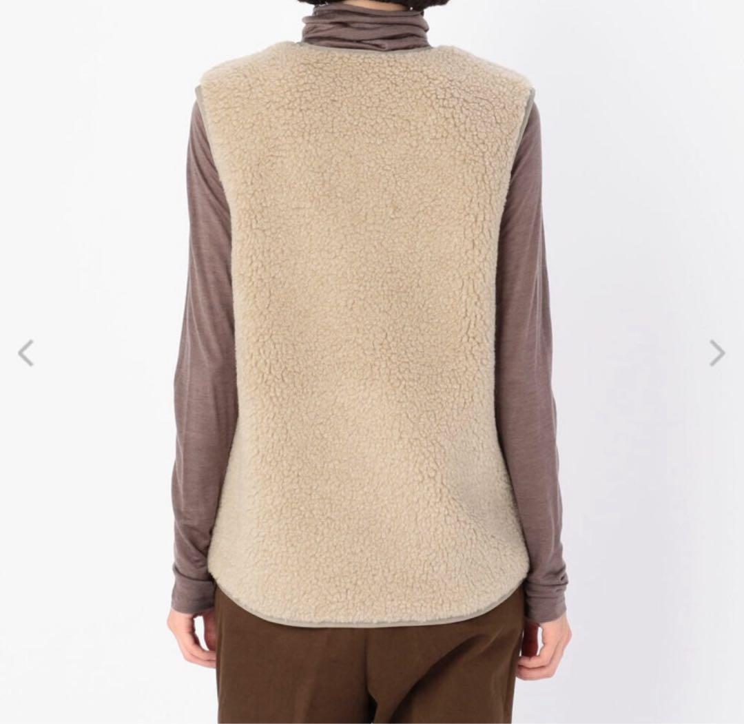 ✮ORCIVAL✮オーシバル✮ウールボア カラーレスベスト BEIGE サイズ2