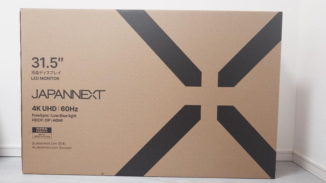 ■現行品 JAPANNEXT 4Kモニタ 31.5 JN-IPS315UHD-W