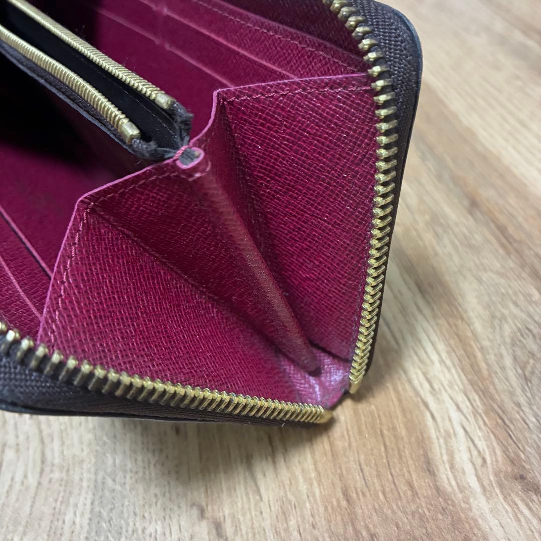 【まあ】LOUIS VUITTON ポルトフォイユ クレマンス フューシャ