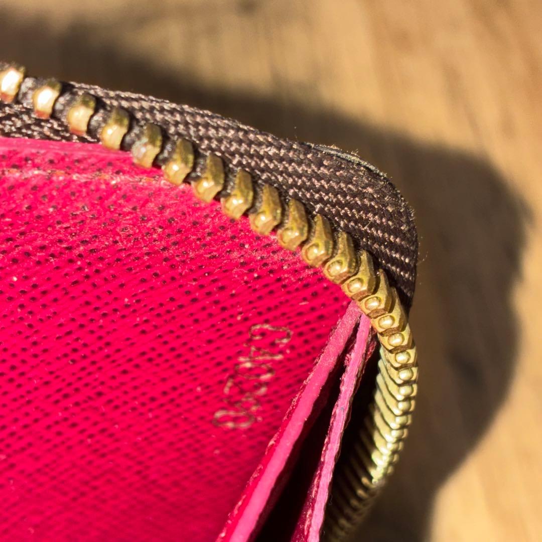 【まあ】LOUIS VUITTON ポルトフォイユ クレマンス フューシャ