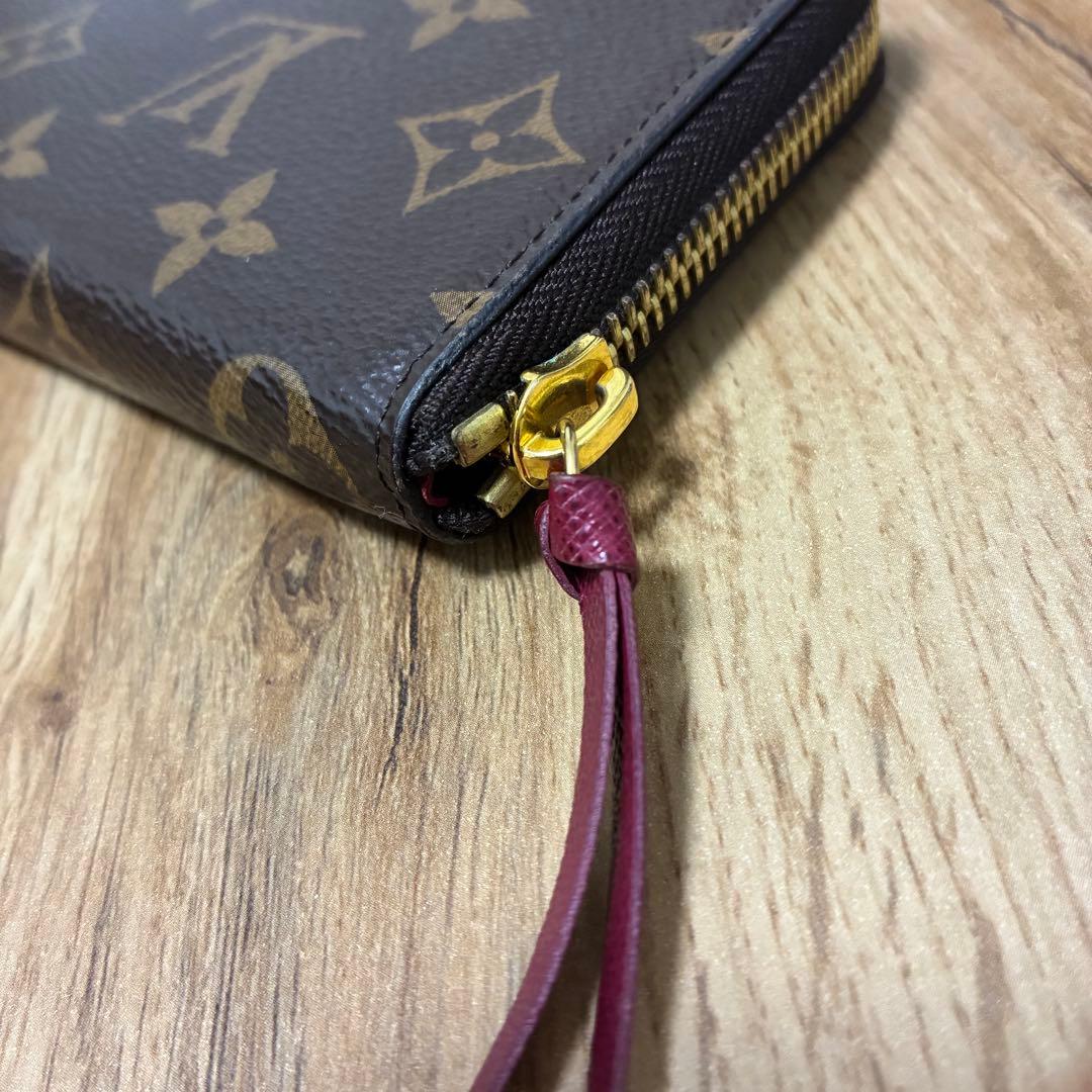 【まあ】LOUIS VUITTON ポルトフォイユ クレマンス フューシャ