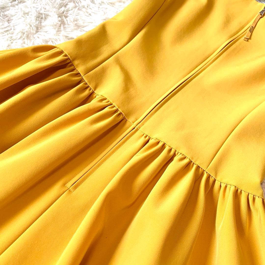 極美品✨希少カラー フォクシー タイムレス ドレス ワンピース フレア ギャザ