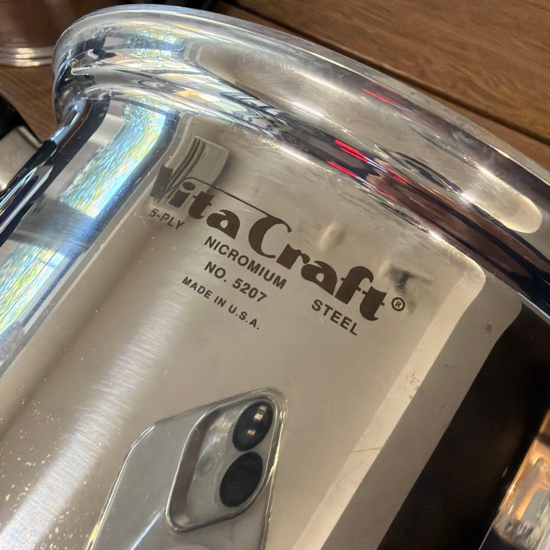 VitaCraft ステンレス両手鍋 中型 、パスタパン