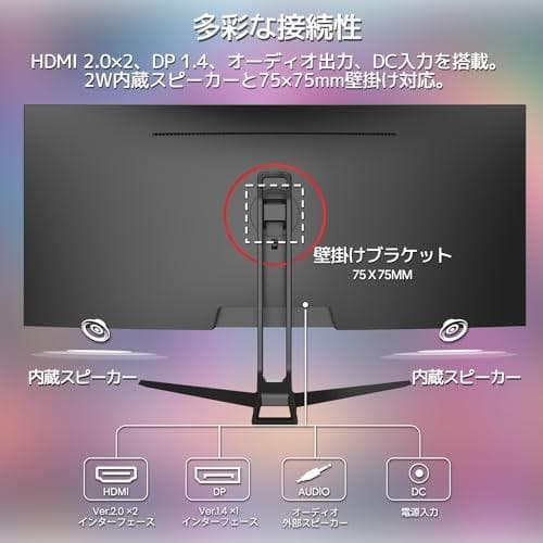 【34インチ IPSパネル モニター】Suevery UWQHD (3440×m