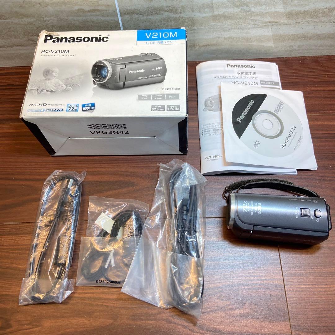Panasonic HC-V210M ビデオカメラ ほぼ新品 3833