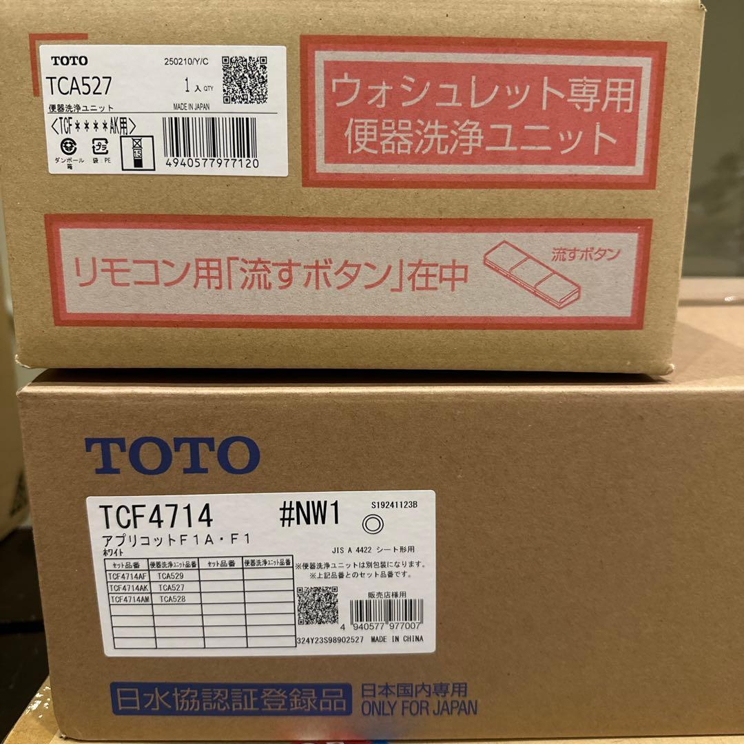 TOTO TCF4714 + TCA527 アプリコット F1A