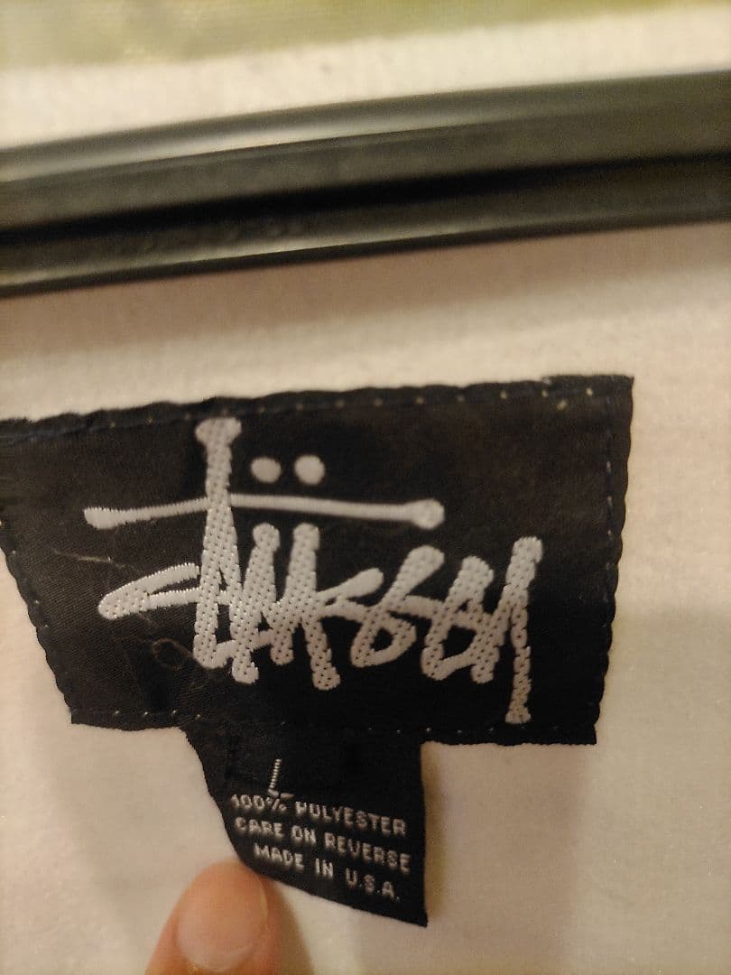 Stussy OLDStussy　90s ナイロンジャケット 人気のLsize