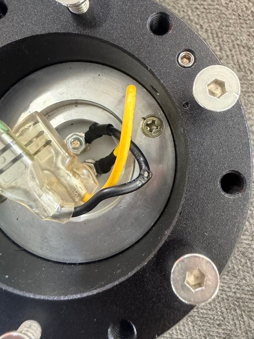 NRGクイックリリース　ステアリングボス ブラック 2端子