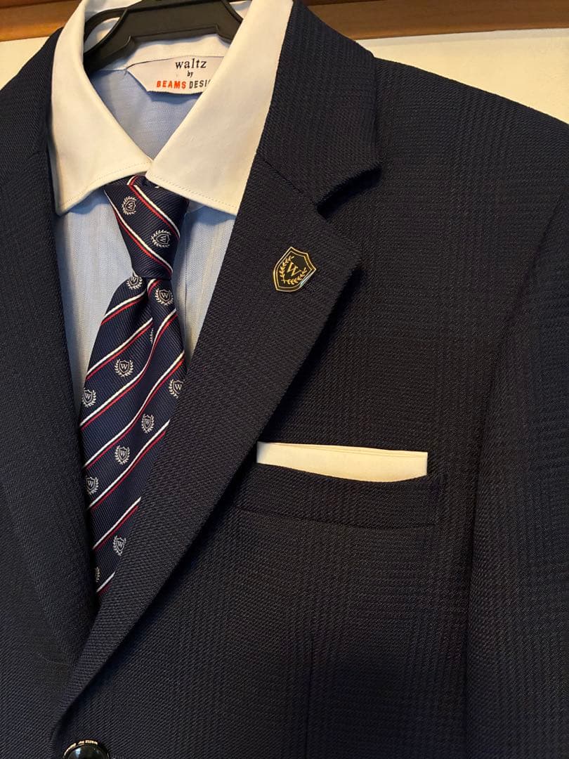 waltz by BEAMS DESIGN スーツ 160　ネイビー　チェック