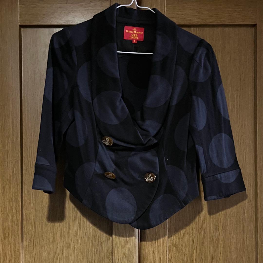 ヴィヴィアン　ドット柄　ジャケット