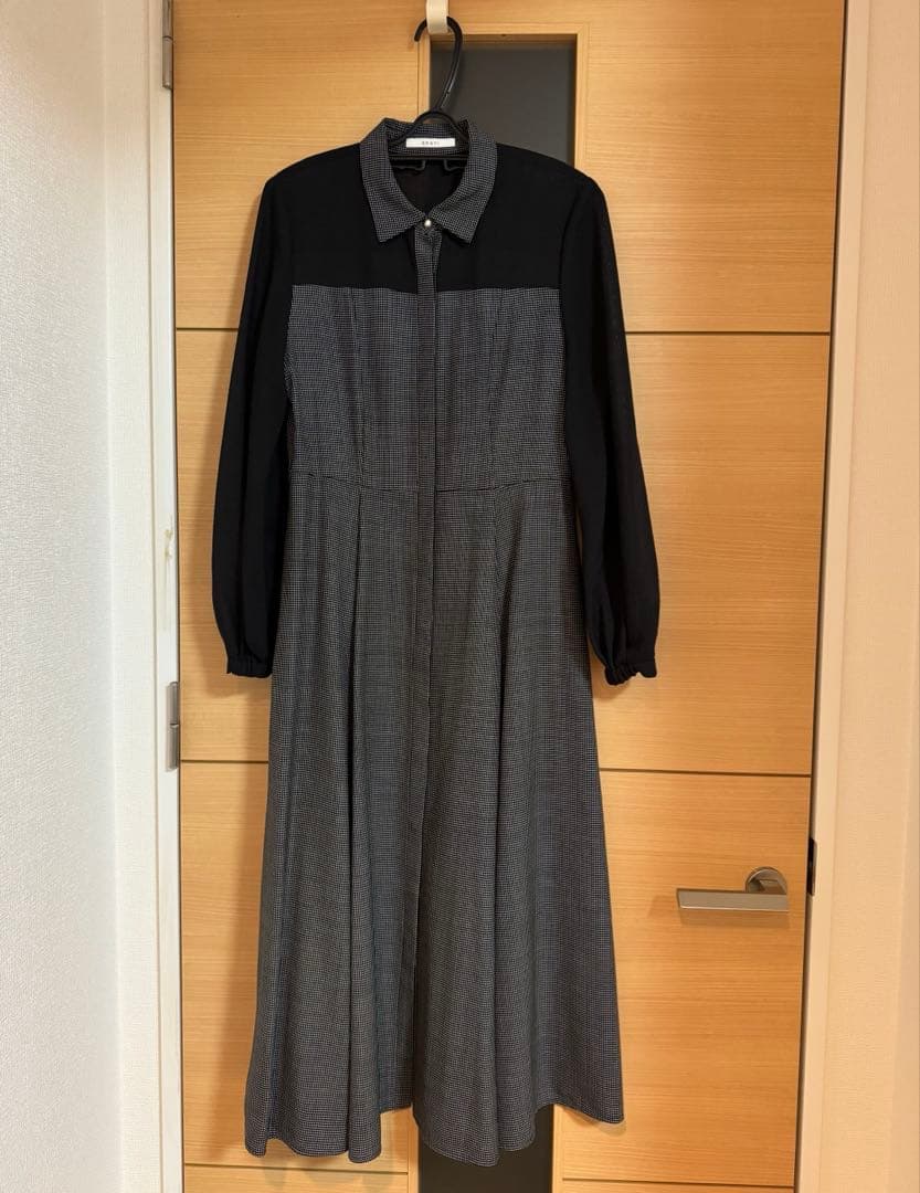 ANAYI アナイ 2024AWシアーコンビフレアワンピース