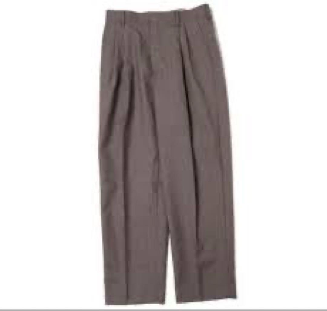 スーツ AURALEE BLUEFACED WOOL SLACKS 20AW brown