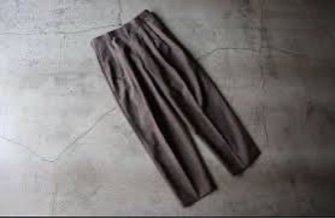 スーツ AURALEE BLUEFACED WOOL SLACKS 20AW brown