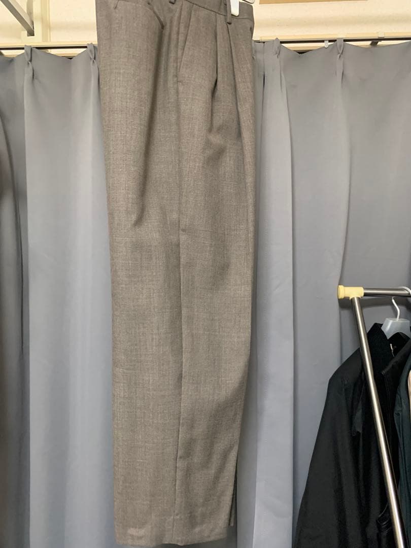 スーツ AURALEE BLUEFACED WOOL SLACKS 20AW brown