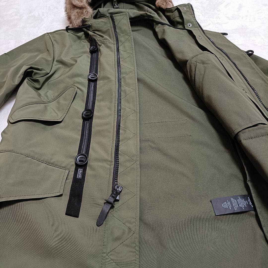 COACH コーチ N-3B モッズコート 3WAY ダウンジャケット カーキ