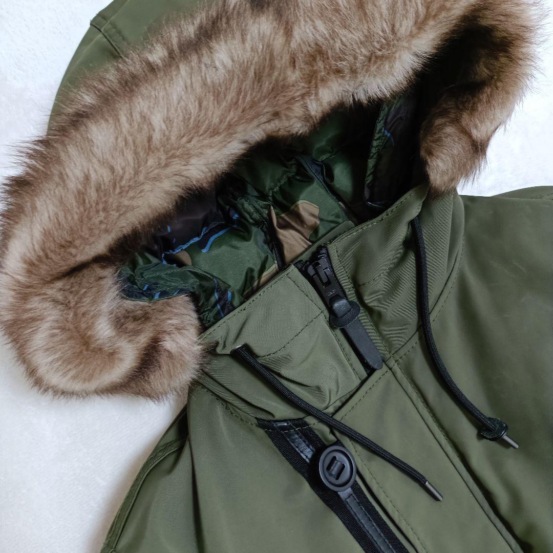 COACH コーチ N-3B モッズコート 3WAY ダウンジャケット カーキ