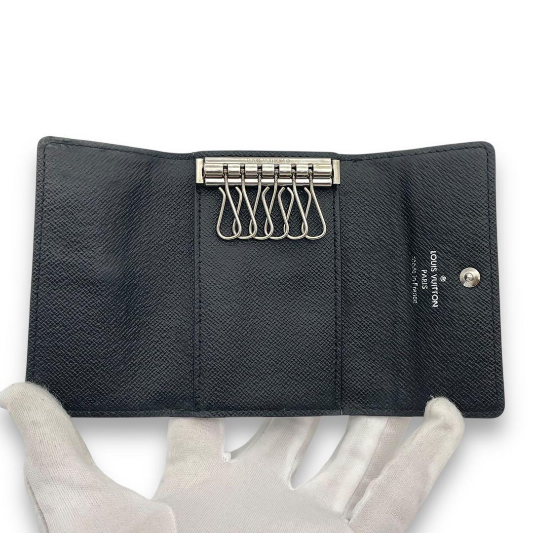 ルイヴィトン 6連 キーケース ダミエ グラフィット ミュルティクレ6 グレー