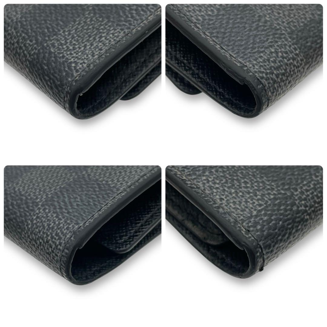 ルイヴィトン 6連 キーケース ダミエ グラフィット ミュルティクレ6 グレー