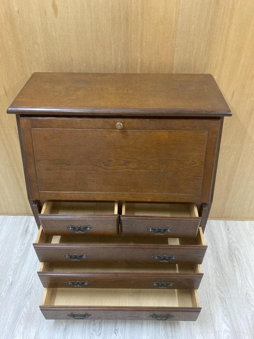 乙姫様用　越後民芸　ライティングビューロー　デスク