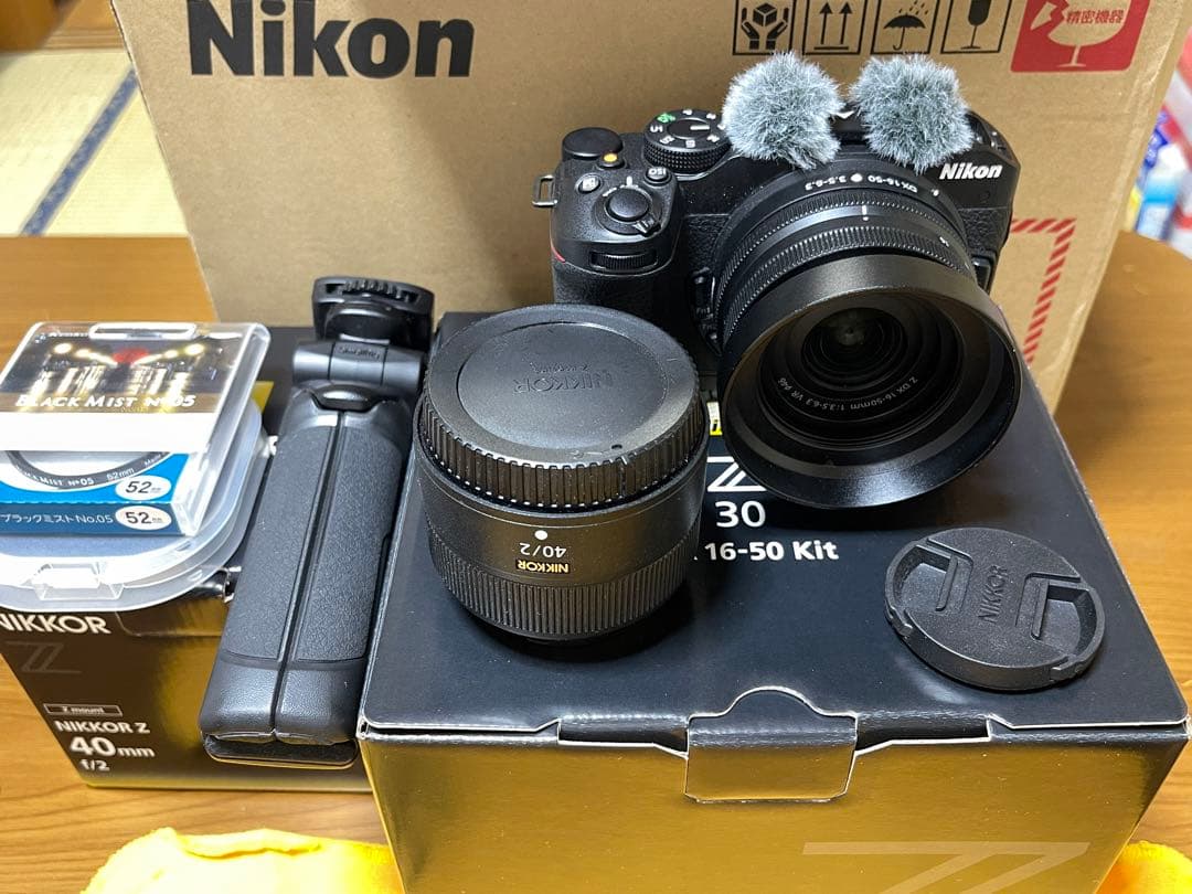 【美品】NikonZ30 VRレンズキット＋単焦点Z40mmF2