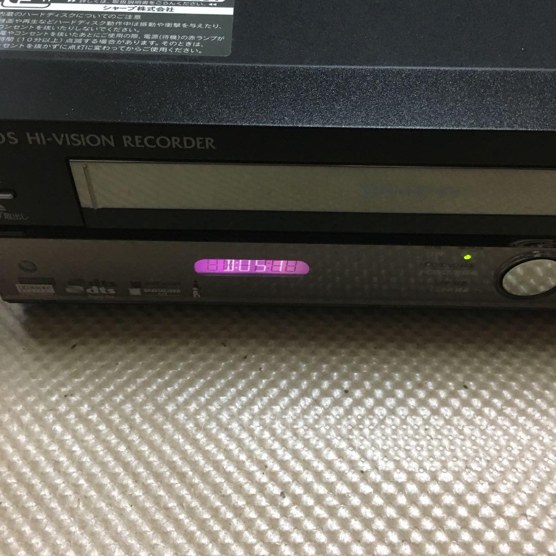 0783 DV-ACV52 シャープ アクオス AQUOS HD レコーダー