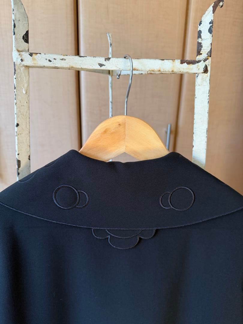 VIVETTA キラキラボタン ワンピース ブラック