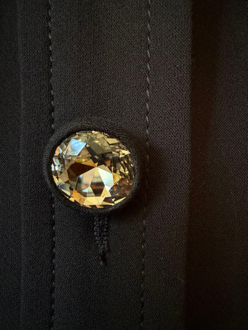 VIVETTA キラキラボタン ワンピース ブラック