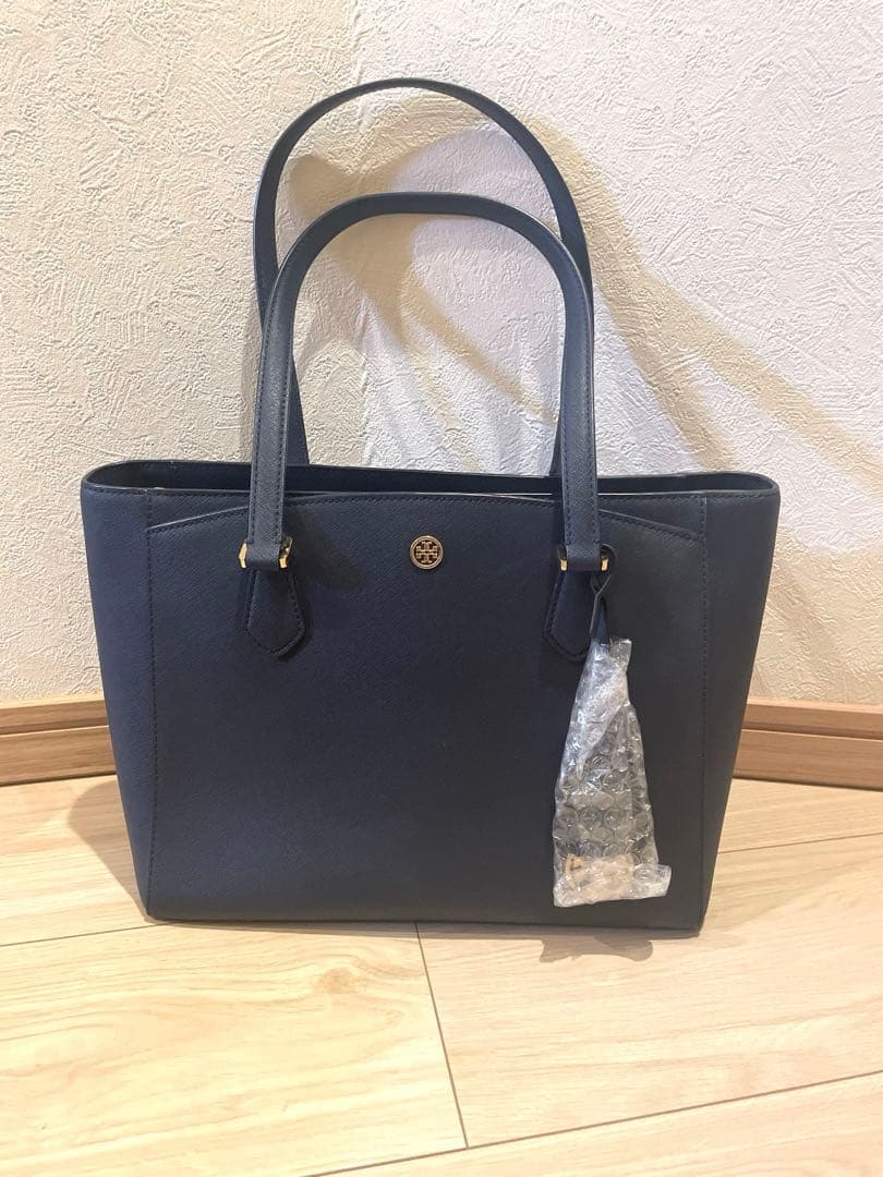 トリーバーチ ロビンソン トートバッグ ショルダーバッグ ネイビー