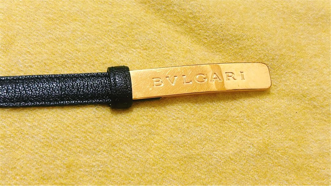 BVLGARI ベルト　ブラック✖️ゴールド