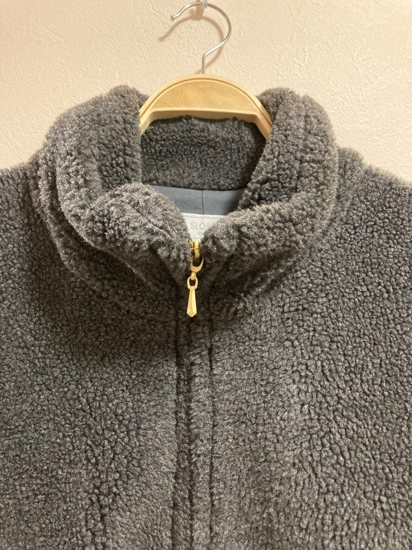 2024AW SLOBE IENA ウールコンボアスタンドコクーンブルゾン