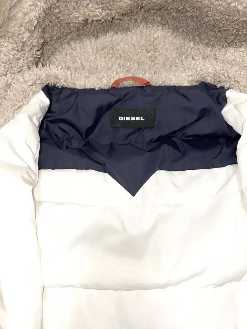 (りょう)美品✨DIESEL ホワイト モッズコート　ダウンジャケット
