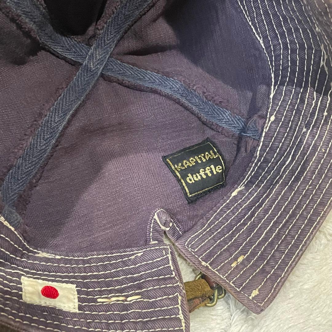 KAPITAL 老人と海 キャップ 初期 岡山製 ネイビー　フェード