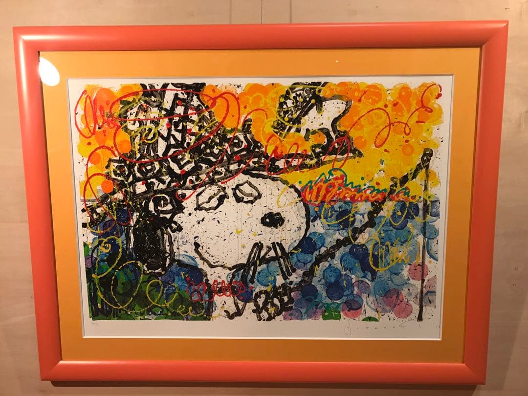 トムエバハート「Boom Shaka Laka Laka」リトグラフ作品保証書無