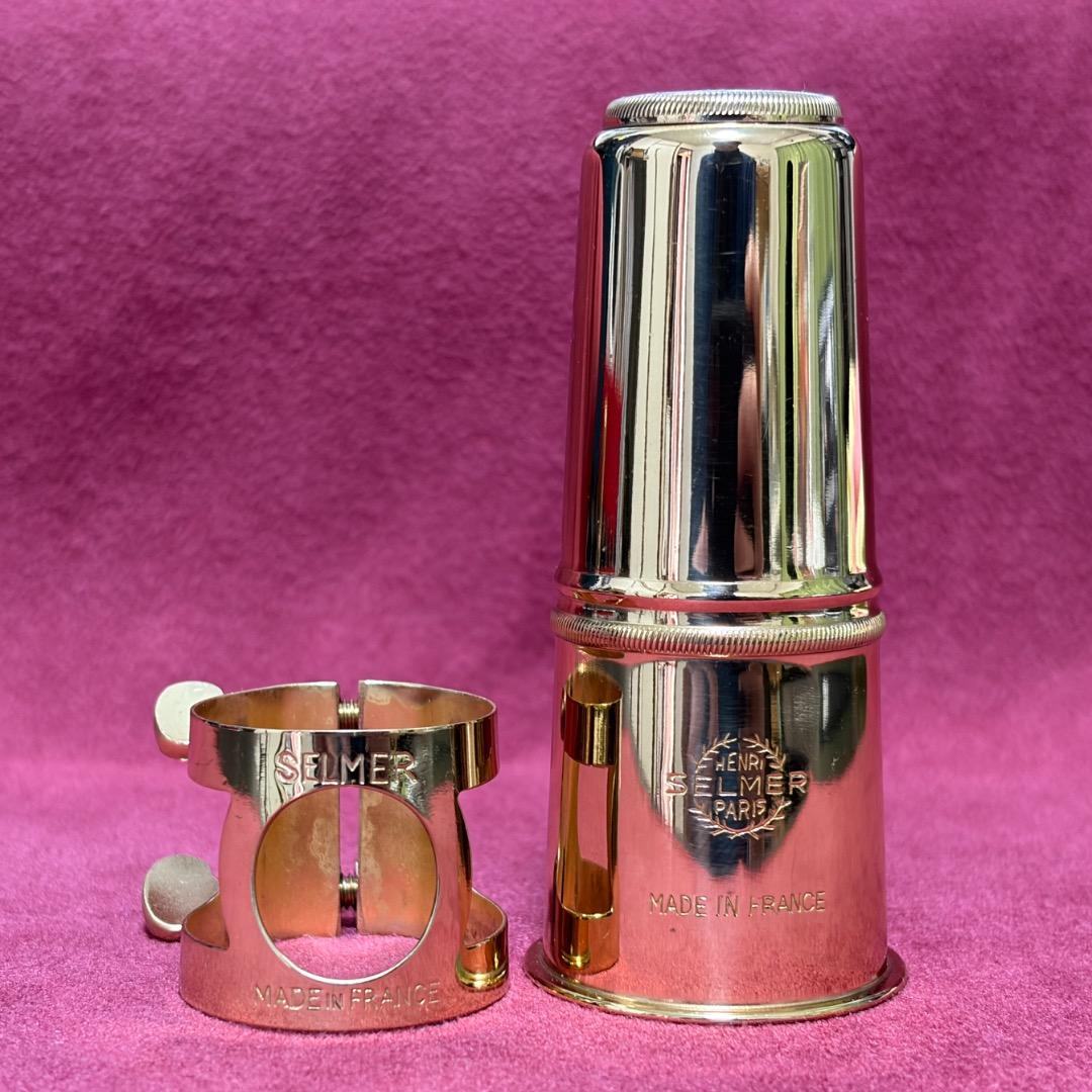 テナー ビンテージ SELMER リガチャー&キャップ