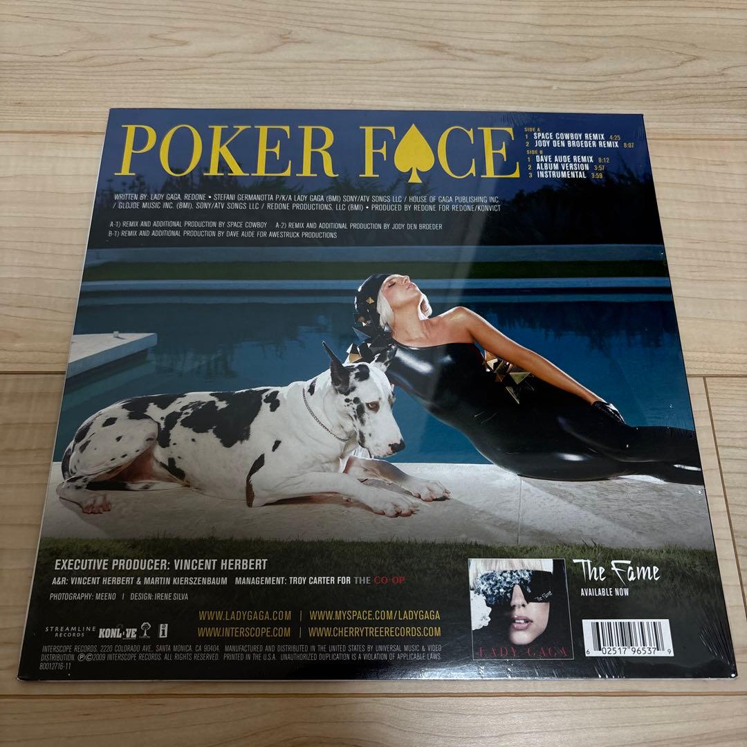 Lady Gaga Poker Face レディー・ガガ 12インチレコード