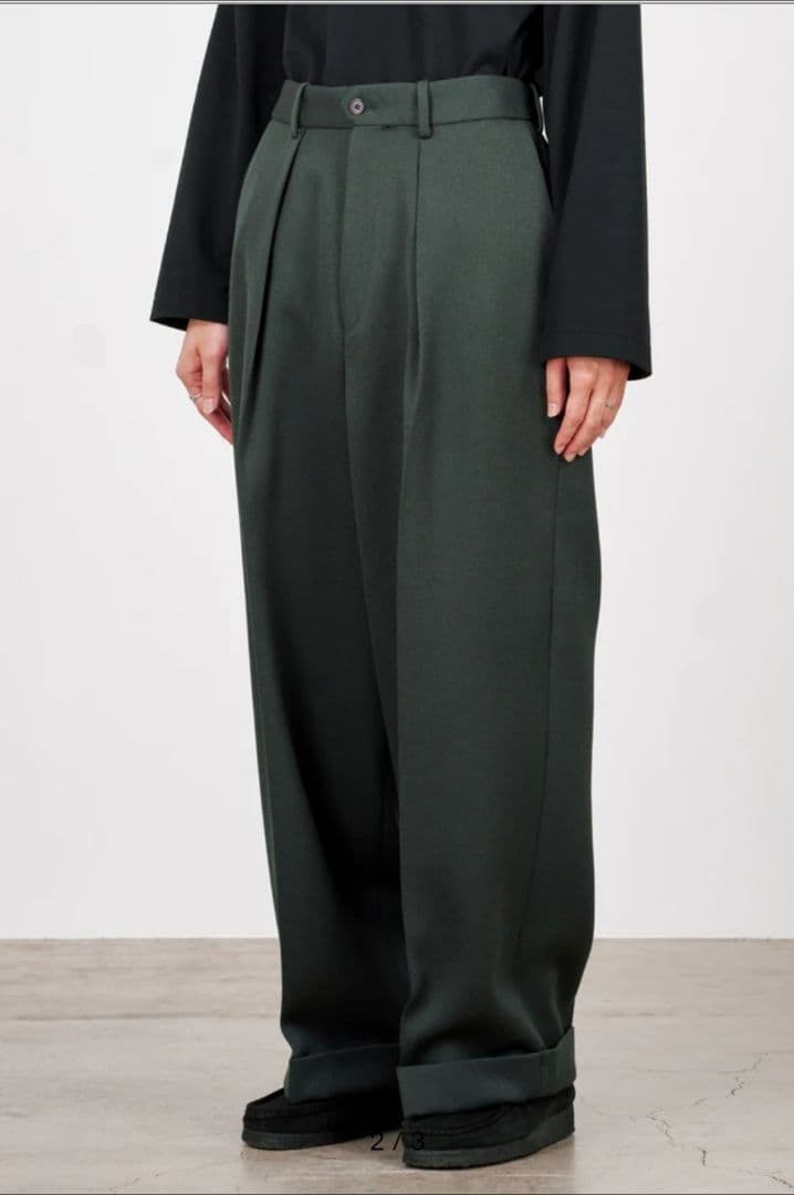 新品未使用 MARKAWARE マーカウェア ウールパンツ サイズ1