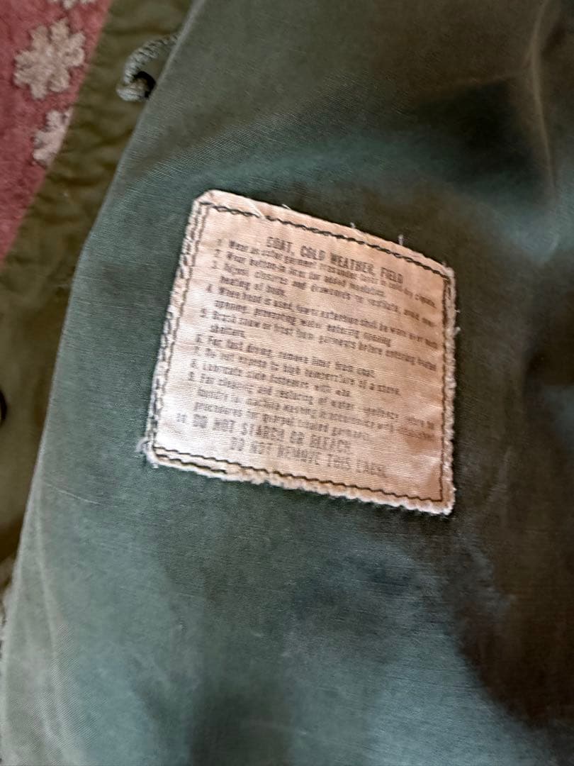 希少サイズ 70s 米軍実物支給品 M-65 XS-XS 裏グレー